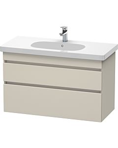 Duravit DuraStyle vasque DS648509191 100 x 45,3 cm, taupe, 2 tiroirs, suspendu