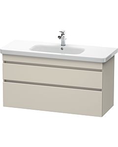 Duravit DuraStyle vanity unit DS649509191 113 x 44.8 cm, taupe, 2 drawers, wall-hung