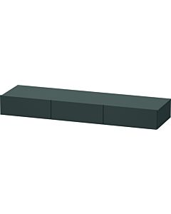 Duravit DuraStyle étagère tiroir DS827204949 150 x 44 cm, 3 tiroirs, graphite mat, avec support console