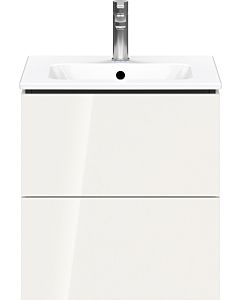 L-Cube Duravit vasque LC621802222 52x39,1x55cm, 2 tiroirs, blanc , match2 brillant