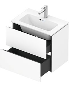 L-Cube Duravit vasque LC625601818 62 x 39, 2000 cm, blanc mat, 2 tiroirs, suspendu