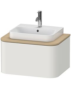Duravit Happy D.2 Plus Waschtisch-Unterschrank HP494003939 65x48cm, für Konsole, 1 Auszug, nordic weiß seidenmatt