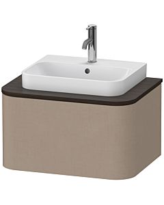 Duravit Happy D.2 Plus meuble-lavabo HP494007575 65x48cm, pour console, 2000 tiroir, lin
