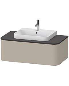 Duravit Happy D.2 HP494106060 35,4 x 100 x 55 cm, coulissant 2000 , console, pour Aufsatzbecken , taupe Aufsatzbecken mat
