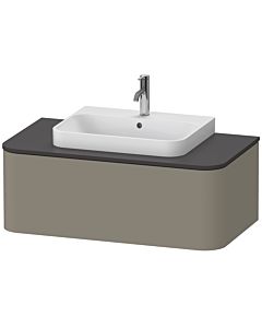 Duravit Happy D.2 Plus meuble-lavabo HP494109292 100x55cm, pour console, 2000 coulissant, pour Aufsatzbecken , gris pierre satiné