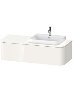 Duravit Happy D.2 HP4942R2222 35,4 x 130 x 55 cm, 2000 , pour Aufsatzbecken , droite, blanc brillant