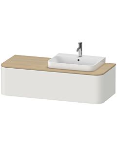 Duravit Happy D.2 HP4942R3939 35,4 x 130 x 55 cm, 2000 , pour Aufsatzbecken , droite, blanc nordic blanc