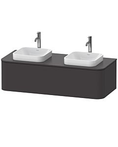 Duravit Happy D.2 Duravit Happy D.2 HP4943B8080 35.4 x 130 x 55 cm, 2000 pull-out, for console, graphite supermatt
