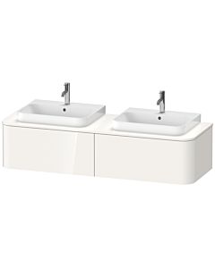 Duravit Happy D.2 Duravit Happy D.2 HP4946B2222 35.4 x 160 x 55 cm, 2 Aufsatzbecken , for Aufsatzbecken , both sides, white high gloss