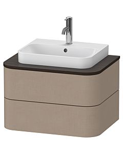 Duravit Happy D.2 Plus meuble sous-vasque HP496007575 65x48cm, pour console, 2 tiroirs, lin