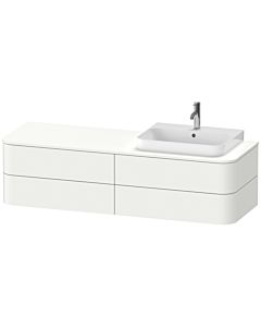 Duravit Happy D.2 Duravit match0 HP4963R3636 40,8 x 160 x 55 cm, 4 tiroirs, pour meuble vasque, à droite, blanc