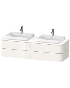 Duravit Happy D.2 Duravit match0 HP4964B2222 40,8 x 160 x 55 cm, 4 tiroirs, pour meuble vasque, double face, blanc brillant
