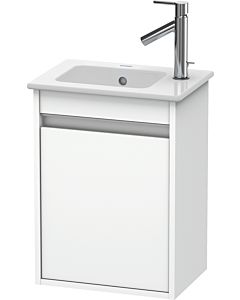 Duravit Ketho Waschtisch-Unterschrank KT6417L1818 40x28,5x55cm, wandhängend, Tür links, weiß matt