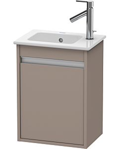 Duravit Ketho vanity unit KT6417L4343 40x28.5x55cm, wall-hung, door on the left, basalt matt