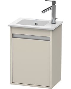 Duravit Ketho vanity unit KT6417L9191 40x28.5x55cm, wall-hung, door on the left, Taupe