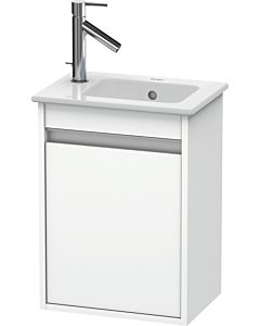 Ketho Duravit vasque KT6417R1818 40x28,5x55cm, suspendu, porte à droite, blanc mat