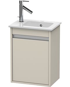 Duravit Ketho Waschtisch-Unterschrank KT6417R9191 40x28,5x55cm, wandhängend, Tür rechts, Taupe