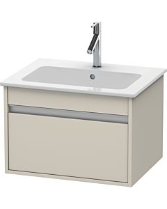 Duravit Ketho Waschtisch-Unterschrank KT641809191 60 x 47,5 cm, Taupe, 1 Auszug, wandhängend