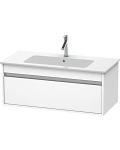 Ketho Duravit vasque KT642001818 100 x 47,5 cm, blanc mat, 2000 coulissant, suspendu