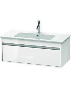 Ketho Duravit vasque KT642002222 100 x 47,5 cm, blanc brillant, 2000 coulissant, suspendu