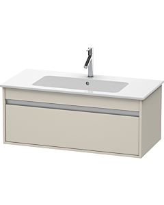 Duravit Ketho vanity unit KT642009191 100 x 47.5 cm, Taupe , 2000 pull-out, wall-hung