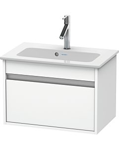 Duravit Ketho Waschtisch-Unterschrank KT642201818 60 x 38,5 cm, weiß matt, 1 Auszug, wandhängend