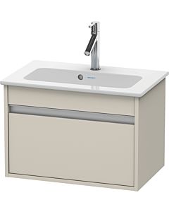 Duravit Ketho vanity unit KT642209191 60 x 38.5 cm, Taupe , 2000 pull-out, wall-hung