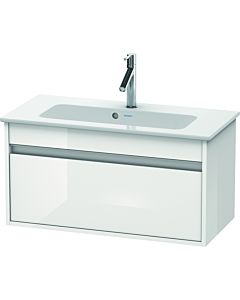 Ketho Duravit vasque KT642302222 80 x 38,5 cm, blanc brillant, 2000 coulissant, suspendu