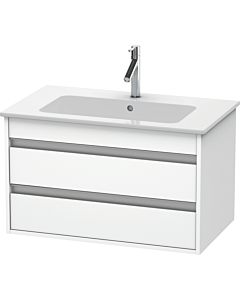 Duravit Ketho vanity unit KT642901818 80 x 47.5 cm, matt white, 2 drawers, wall-hung