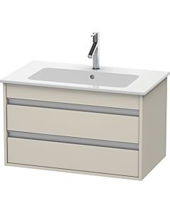 Duravit Ketho vanity unit KT642909191 80 x 47.5 cm, Taupe , 2 drawers, wall-hung