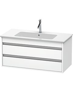 Ketho Duravit vasque KT643001818 100 x 47,5 cm, blanc mat, 2 tiroirs, suspendu