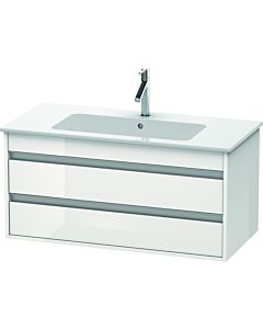Duravit Ketho vanity unit KT643002222 100 x 47.5 cm, white high gloss, 2 drawers, wall-hung