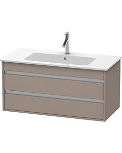 Ketho Duravit vasque KT643004343 100 x 47,5 cm, basalte mat, 2 tiroirs, suspendu