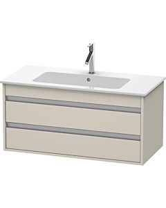 Duravit Ketho vanity unit KT643009191 100 x 47.5 cm, Taupe , 2 drawers, wall-hung