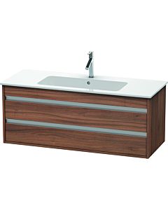 Ketho Duravit vasque KT643107979 120 x 47,5 cm, noyer naturel, 2 tiroirs, suspendu