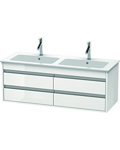 Duravit Ketho vanity unit KT643302222 127x47.5x48cm, 4 drawers, wall-hung, white high gloss