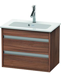 Duravit Ketho vanity unit KT645207979 60 x 38.5 cm, natural walnut, 2 drawers, wall-hung