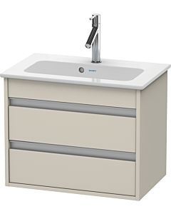Duravit Ketho vanity unit KT645209191 60 x 38.5 cm, Taupe , 2 drawers, wall-hung