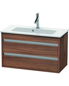Duravit Ketho Waschtisch-Unterschrank KT645307979 80 x 38,5 cm, nussbaum natur, 2 Schubkästen, wandhängend