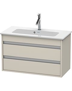 Ketho Duravit vasque KT645309191 80 x 38,5 cm, Taupe , 2 tiroirs, suspendu