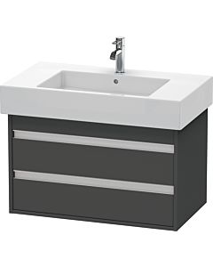 Duravit Ketho Waschtisch Unterschrank KT664004949 80 x 48 x 45,5 cm, graphit matt, wandhängend