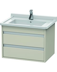 Ketho Duravit vasque KT664309191 65 x 45,5 cm, Taupe , 2 tiroirs, suspendu