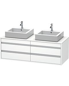 Duravit Waschtisch Unterschrank Ketho KT6657B1818 140 x 49,6 x 55 cm, weiss matt