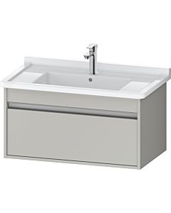 Duravit Ketho Waschtisch-Unterschrank KT666400707 80 x 45,5 cm, betongrau matt, 1 Auszug, wandhängend