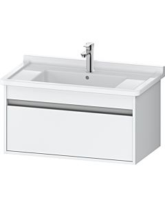 Ketho Duravit vasque KT666401818 80 x 45,5 cm, blanc mat, 2000 coulissant, suspendu