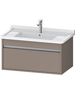 Duravit Ketho Waschtisch-Unterschrank KT666404343 80 x 45,5 cm, basalt matt, 1 Auszug, wandhängend