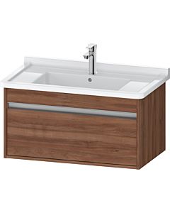 Duravit Ketho Waschtisch-Unterschrank KT666407979 80 x 45,5 cm, nussbaum natur, 1 Auszug, wandhängend