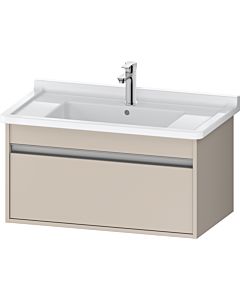 Duravit Ketho Waschtisch-Unterschrank KT666409191 80 x 45,5 cm, Taupe, 1 Auszug, wandhängend