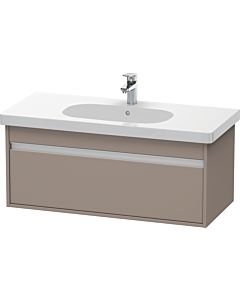 Duravit Ketho Waschtisch-Unterschrank KT666804343 100 x 45,5 cm, basalt matt, 1 Auszug, wandhängend