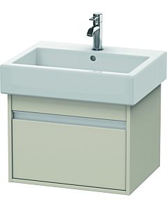 Duravit Ketho Waschtisch-Unterschrank KT668609191 55 x 44 cm, Taupe, 1 Auszug, wandhängend